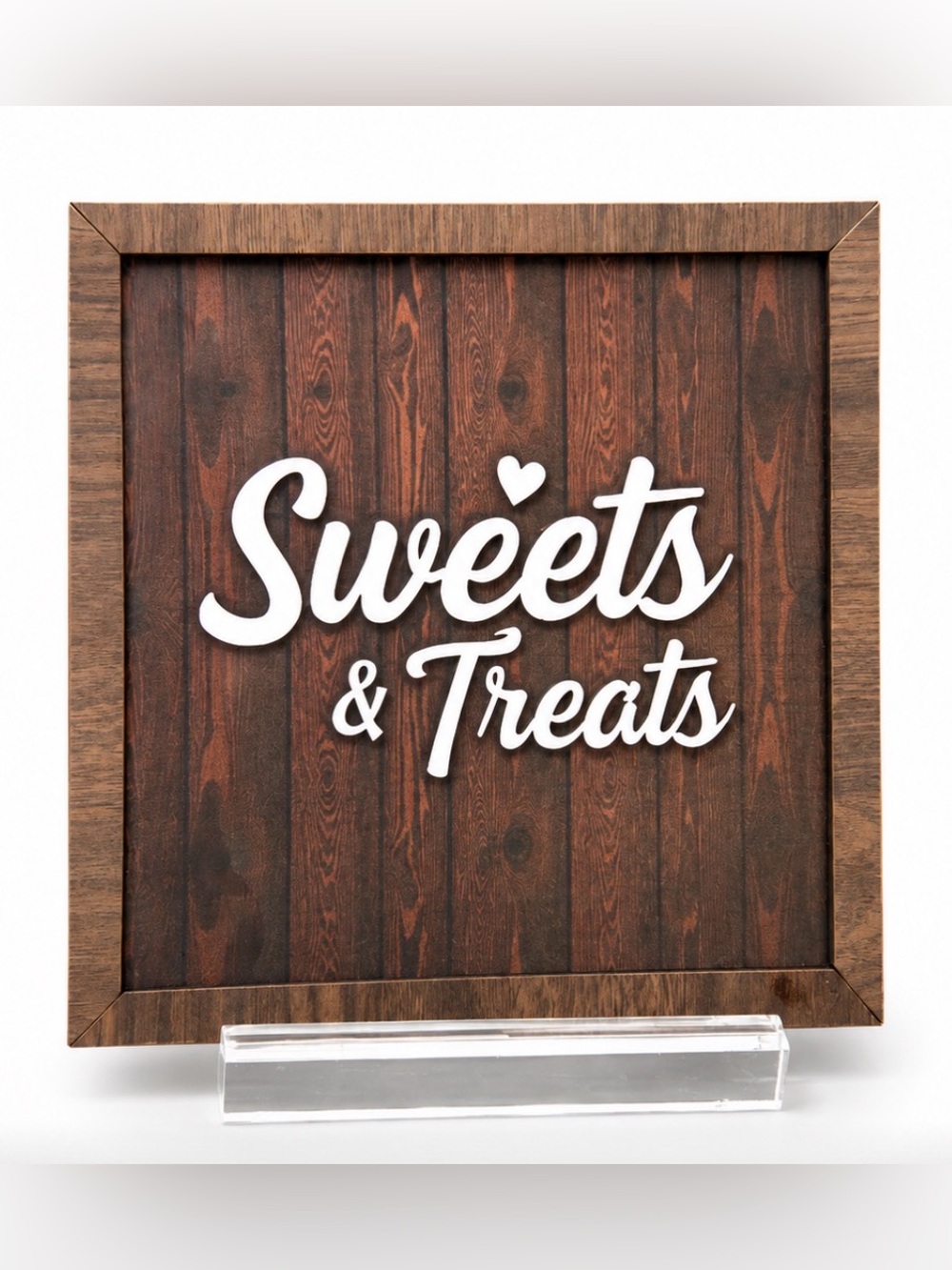 Handcrafted Wooden "Sweets & Treats" Hanging Sign